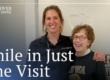 doctor and patient smiling